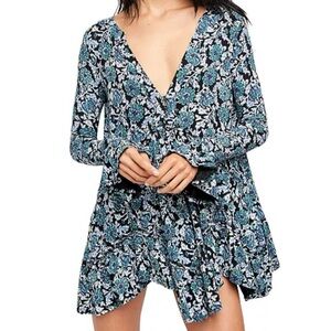 Free people Olivia printed tunic top